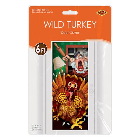 Beistle 30" x 6ft. Wild Turkey Door Covers, 2ct.